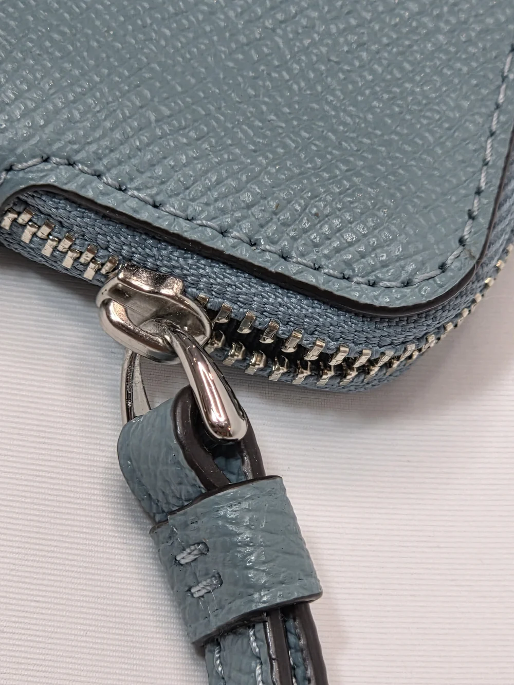 Coach Teal Leather Wristlet Wallet New With Tags